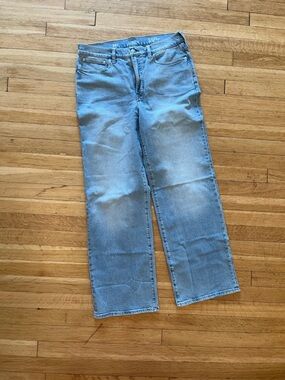 Women’s JCrew Light Blue slim wide Denim Jeans 30T